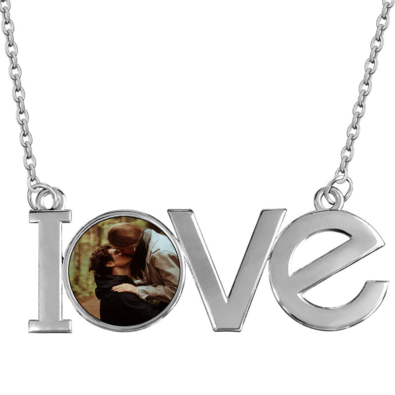 Birthstone Initial Necklace: Personalized Charm Pendant